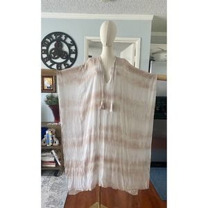 Young Fabulous&Broke Flowy Beach Lounge Resort Pool Party Maxi Cover Dress Sz S